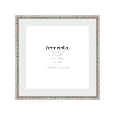 Frametolia Art Deco Wall Frame - 7/8" Width - Narrow Mat