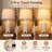 25" USB Bedside Table Lamp Set with Touch Control and Bulbs-307680627