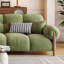 Causeuse-coussin en polyester vert standard