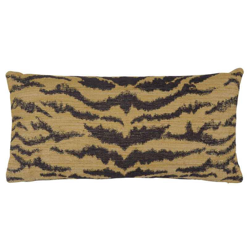 Shivalik Hills Rayon Pillow Cover & Insert, 12"H x 24"W, Rectangular