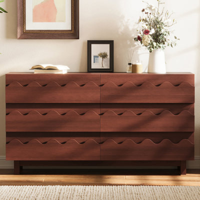 Commode double 6 tiroirs 60 po