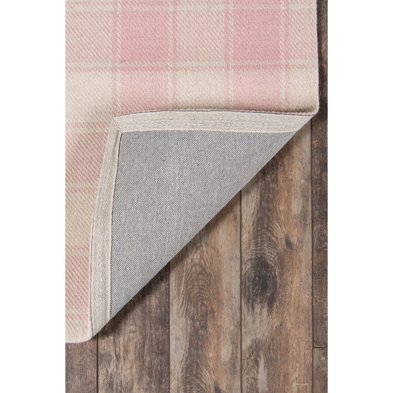 Marlborough Wool Plaid Area Rug, Rectangle 5' x 8'