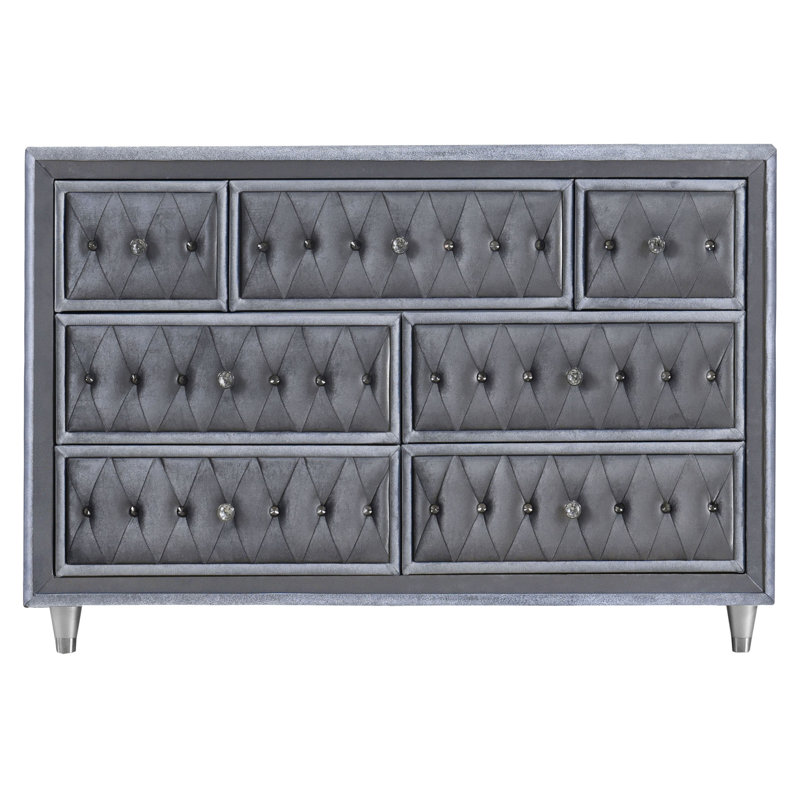 Commode double Bernadete, Gris