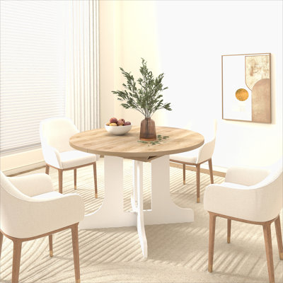 Dining Table for Farmhouse Kitchen 59x43 Inch Expandable Oval Table Top with Removable Leaf Trestle X Shaped Base (Only Table)
