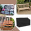 Housse pour banc d'extérieur haute densité et imperméable multi-usages, housse de banc pour patio 3 places profonde et large-1693823038