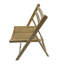 Chaise pour événement spécial pliante en bois à lattes Furniture - Bois