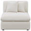 Fauteuil rembourré ivoire