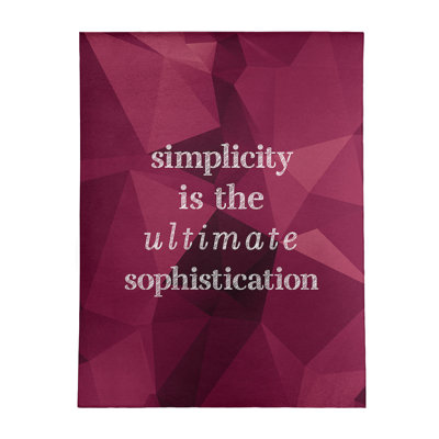 Tapis simple en poly-chenille à guillemet sophistiqué