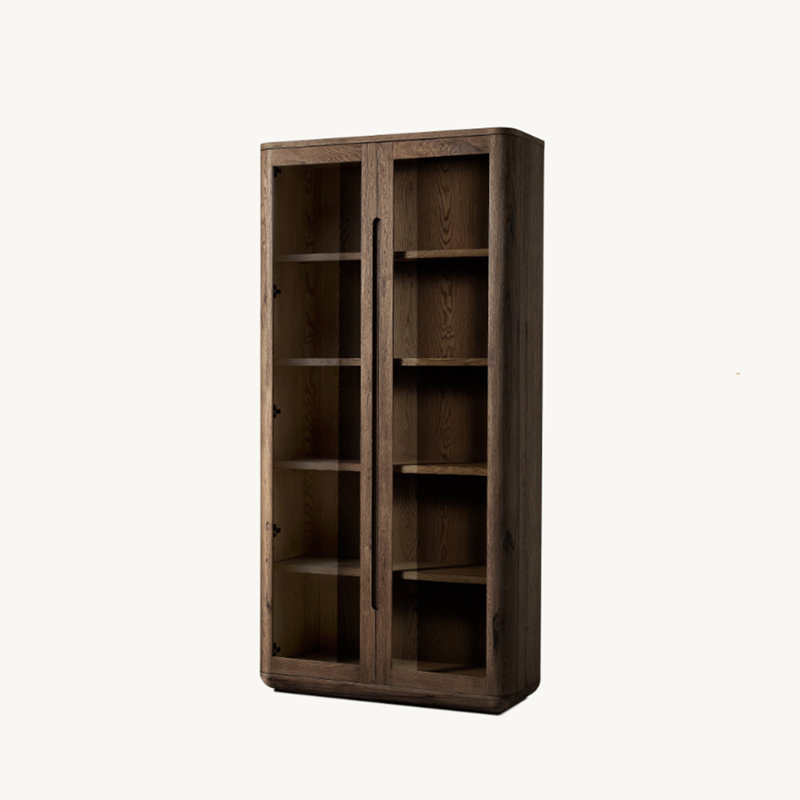 Buffet de style rétro et minimaliste, Noyer