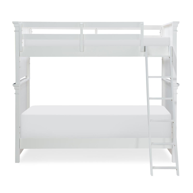 Canterbury 2.0 Twin Over Twin Bunk Bed, White