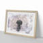 A Dandelion Flower in Abstract - Picture Frame Painting Print-55629343-55629345