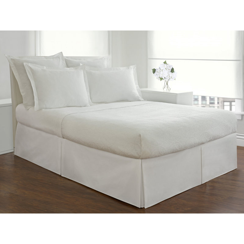 Jupe de lit 14 po en microfibre sur mesure Today's Home, Jumeau, Blanc