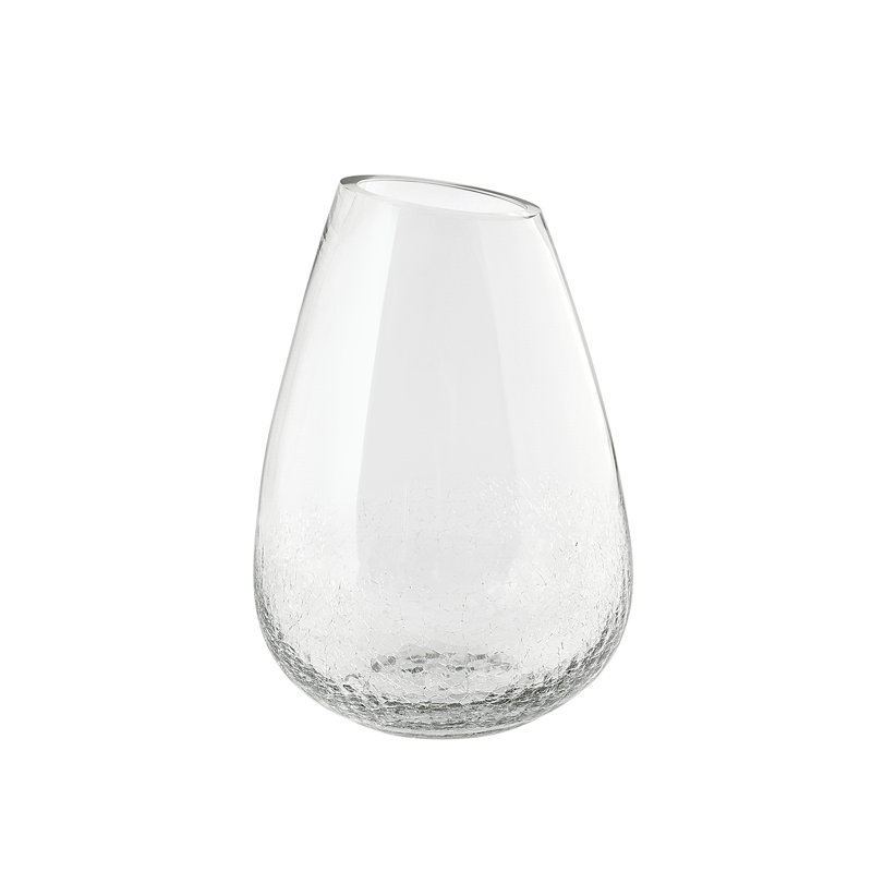 Ademaro Glass Table Vase, Transparent