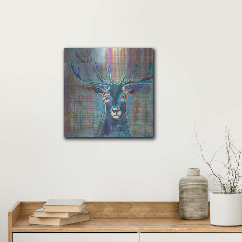 «Dear Deer» par Zwart, H 12 po x l 12 po