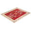 Tapis unique noué à la main à motif éclectique Shomari - rouge, 9 pi x 12 pi