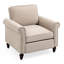 Chaise d'appoint Modern Living P 23,31 po, H 31,21 po, L 46,49 lb
