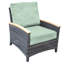 Bella Wicker Teak Outdoor Lounge Chair-1037255469-1037614402