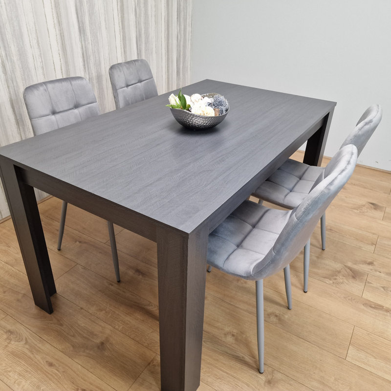 Mixtly 4 - Person Dining Set, 75cm H x 140cm L x 80cm W