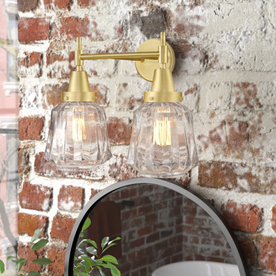 Éclairage pour meuble-lavabo à 2 lumières à intensité variable Gayle