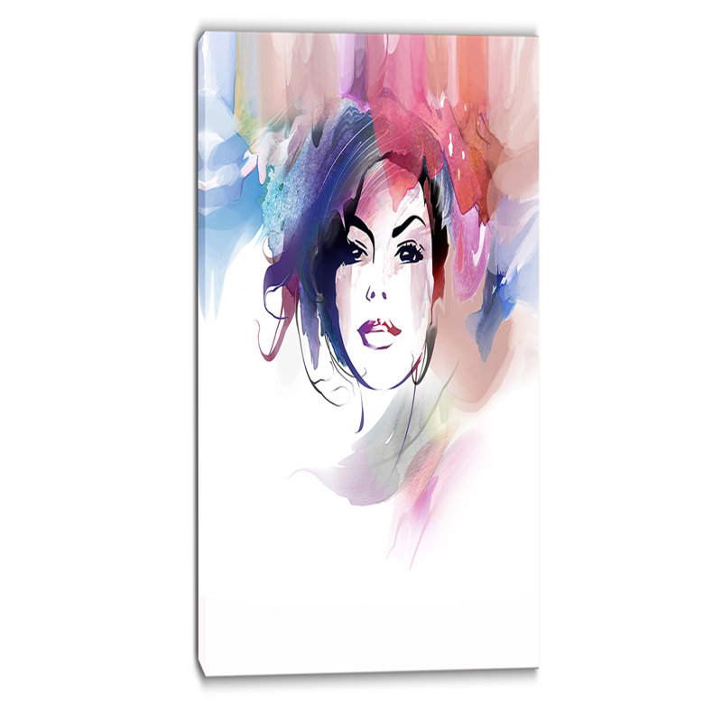 Colorful Abstract Canvas Art with Solid Wood Frame