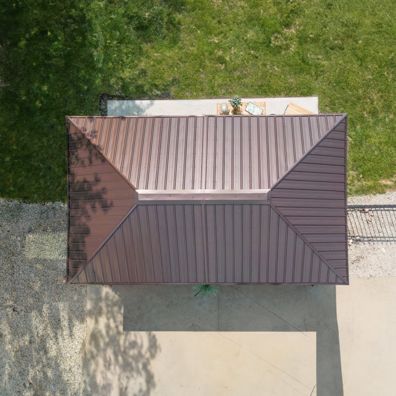 24' x 12' Cedar Wood Gazebo with Galvanized Steel Roof