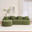 Canapé modulaire en L Chenille-774777325