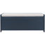 Banc de rangement TREXM avec 3 portes en forme de volet, banc à chaussures avec coussin amovible et espace de rangement caché-133700762-133700763
