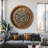 THE GEARS CLOCK Wall Clock with Real Moving Gears FR-LI_ 32 in Round-110563771