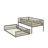 Queen Over Queen Bunk Bed With Ladder-1137043150