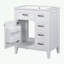 Ensemble de meuble-lavabo simple 30 po avec lavabo en céramique Taneal, meuble-lavabo avec tiroirs, structure solide et panneau de fibres à densité moyenne-1368395962
