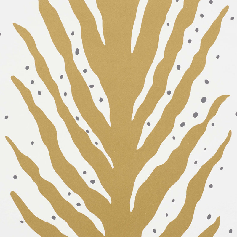Papier peint Schumacher x Celerie Kemble, Or