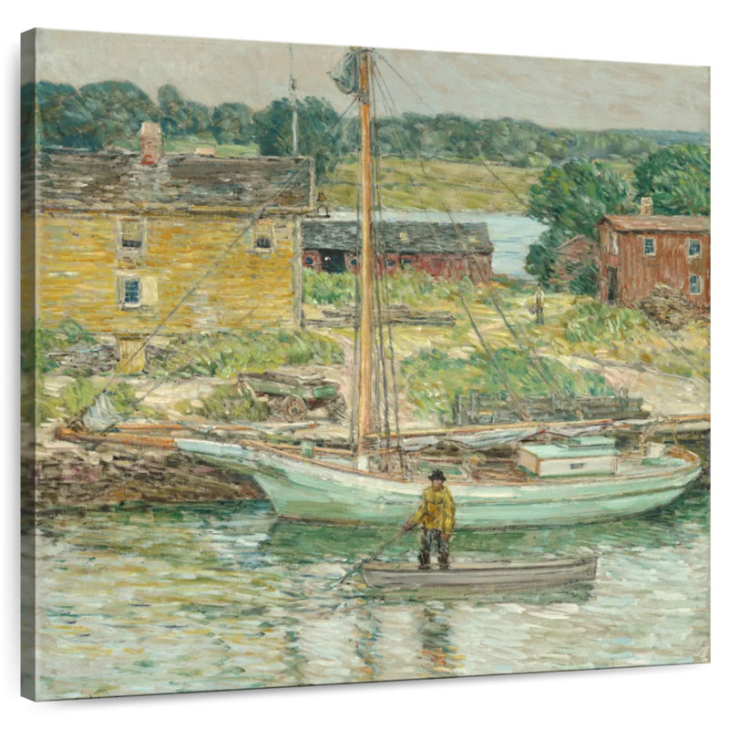 Mehar Oyster Sloop In Cos Cob, H 10 po x l 10 po