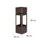 Outdoor Metal Waterfall Fountain with Lights