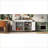 Kitchen Island with Power Outlet, Drop Leaf &amp; Storage | Farmhouse Off-White | Particle Board+MDF-928805967