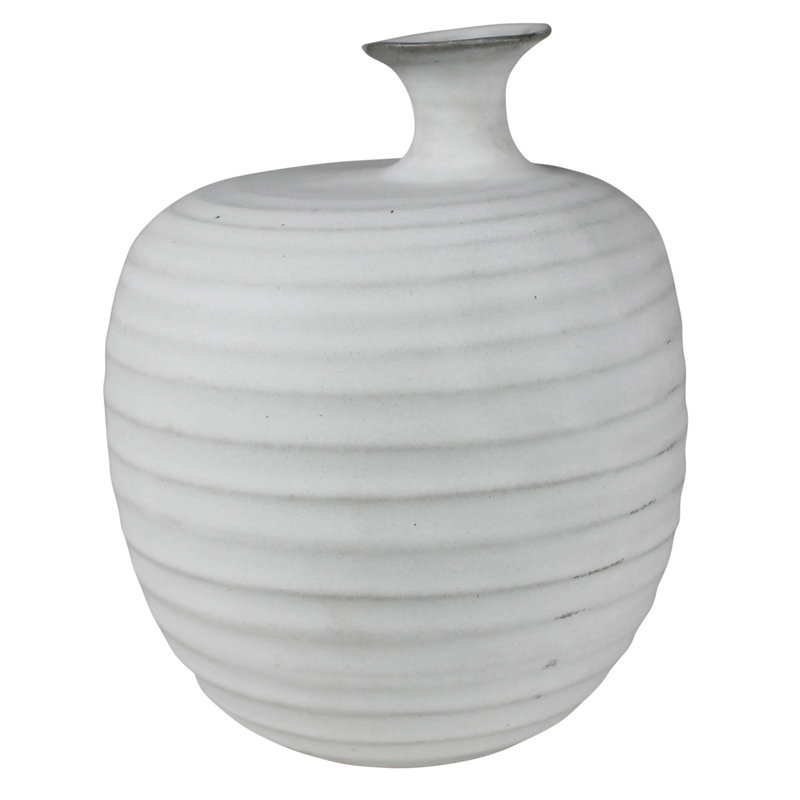 Vase de table en céramique Aidie, H 8,25 po x l 6 po x P 6 po