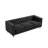 83" Velvet Sofa Couch, 3-Person Cushion Seat, Square Arm Sofa with 2 Pillows-112510932