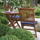Fleur Square 2 - Person Bistro Set with Cushions