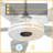 Ahriya 5 - Blade LED Smart Standard Ceiling Fan with Remote Control and Light Kit Included-487786419-492236393