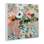 «Rosy Florals with Stripes», plaque murale, design par Annie Quigley