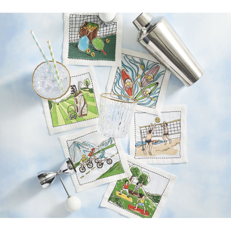 Venture 6-Piece Cocktail Napkin Set