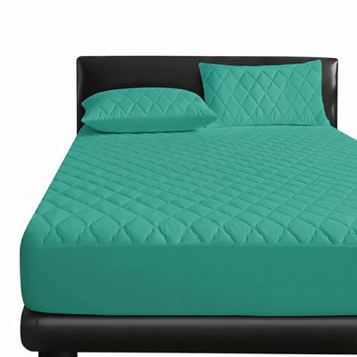 Waterproof Fitted Sheet Set Soft Breathable Mattress Protector Bed Sheet Set Deep Pocket Stretch Fit with Pillowcases