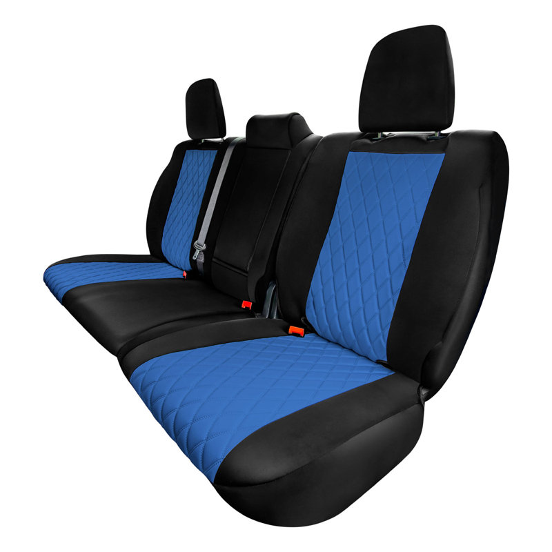 Neoprene CustomtoFit Seat Covers for 2019 to 2022 Dodge RAM 1500 Rear Set, Blue