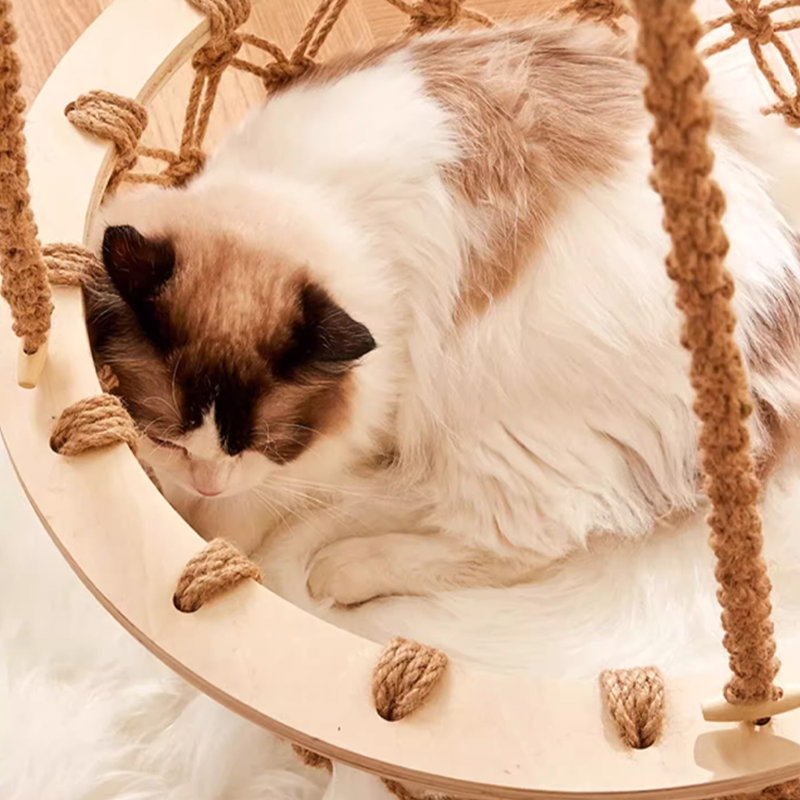 3 Tiers Cat Tree with Condons,Perch,Scratching Posts
