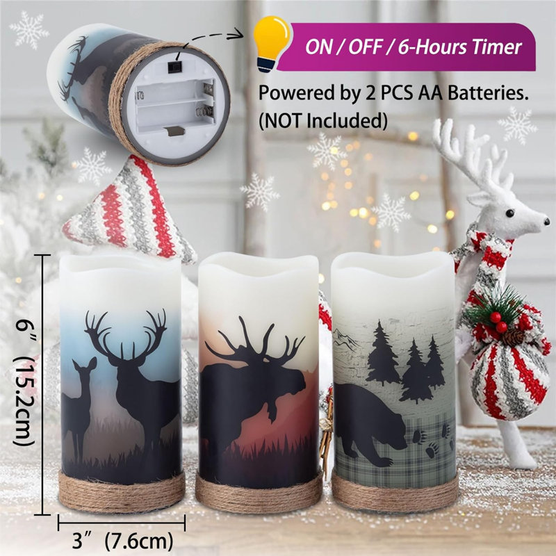 Scented Unscented Flameless Candle Accessories Candle
