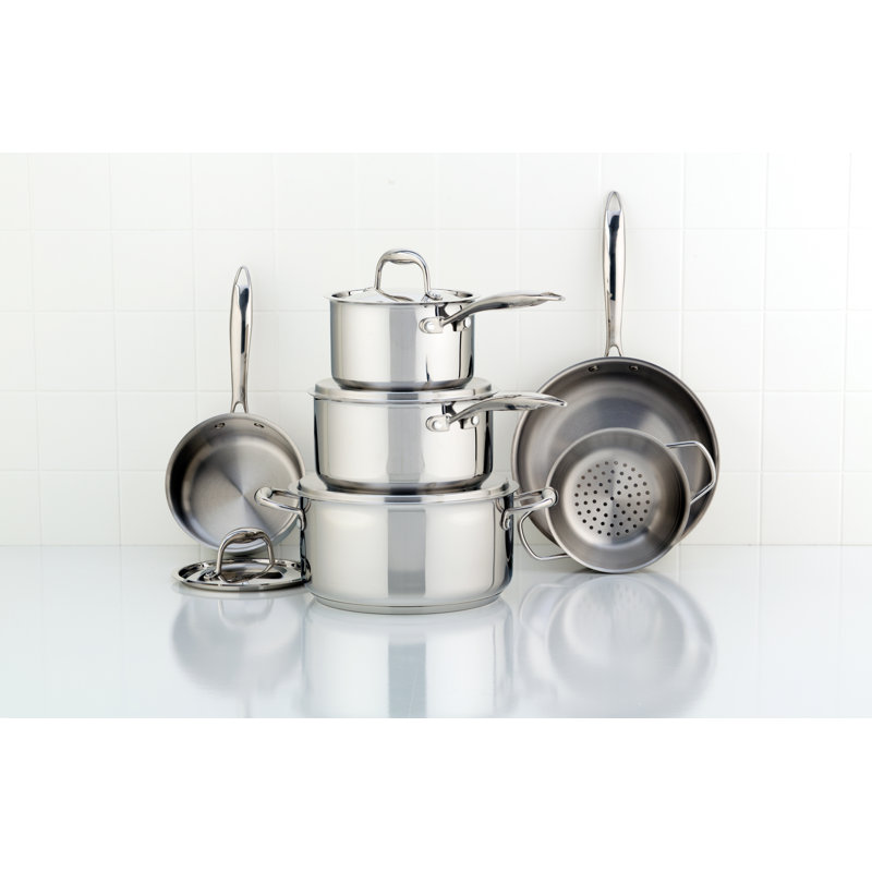 Meyer 10 Piece Stainless Steel Cookware Set