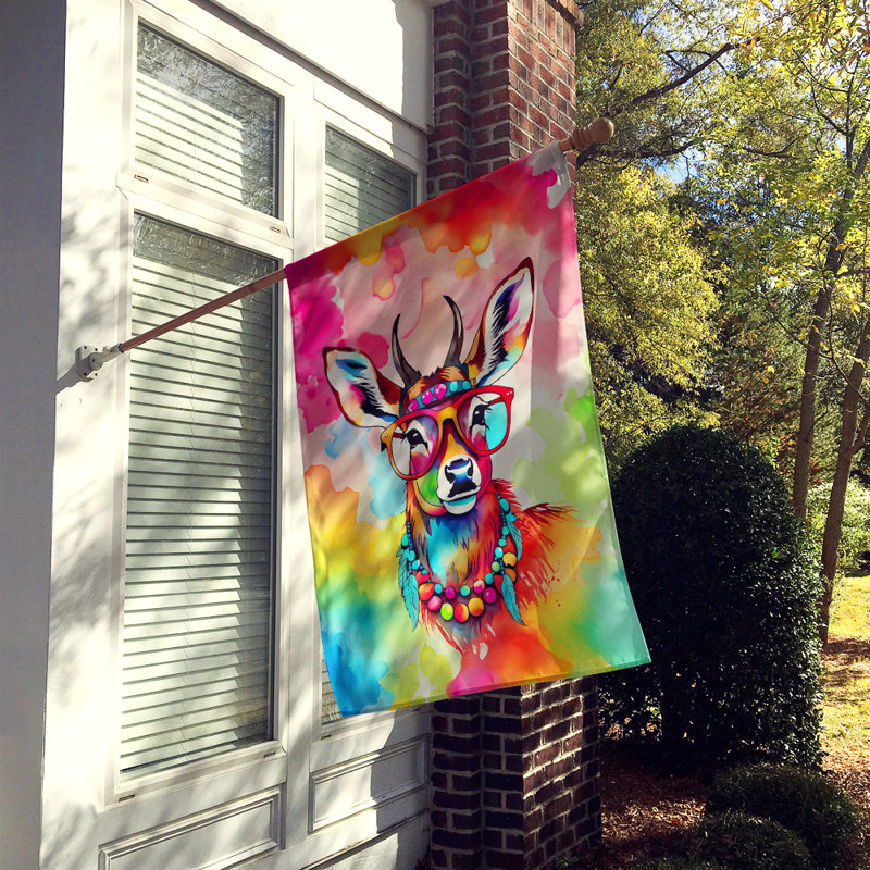 Drapeau de maison hippie