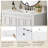 36" Complete Bath Vanity Set - Ceramic Sink With Storage Cabinet - Space-Saving Bathroom Organizer Solution