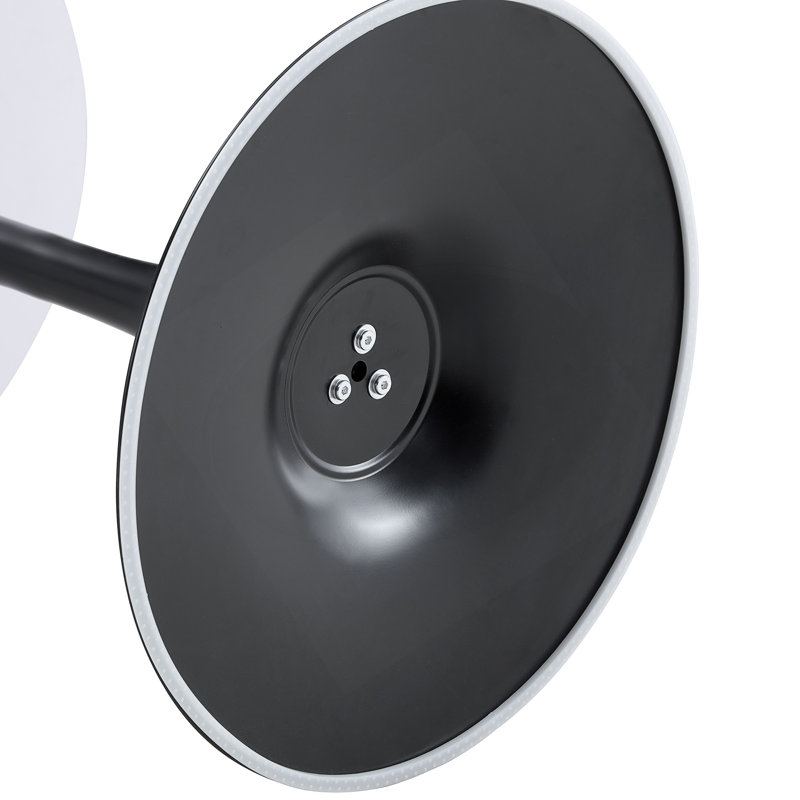 23.6 inch Round Dining Table,Black, Black, 29.1" H x 23.6" W x 23.6" D, Black