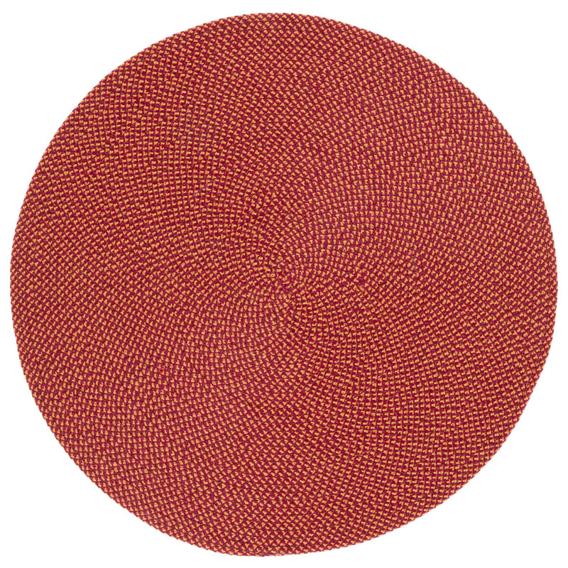 Tapis performance tressé à la main, Rond 7 pi