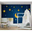 Adhésif mural pelez et collez, ciel bleu nuit-529163255